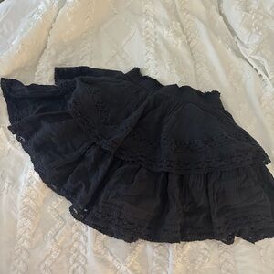 American Eagle Outfitters Black Bubble Mini Skirt Cocktail